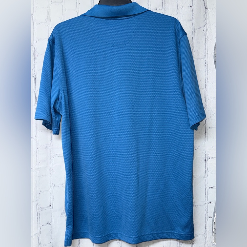 Greg Norman Collection Blue Polo Shirt - Picture 3 of 4